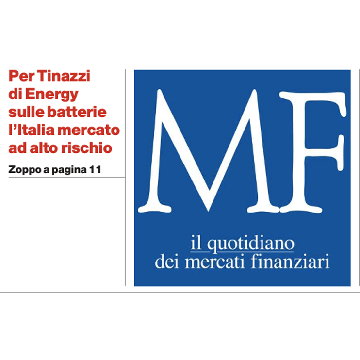 Per Tinazzi di Energy, sulle batterie l'Italia mercato ad alto rischio