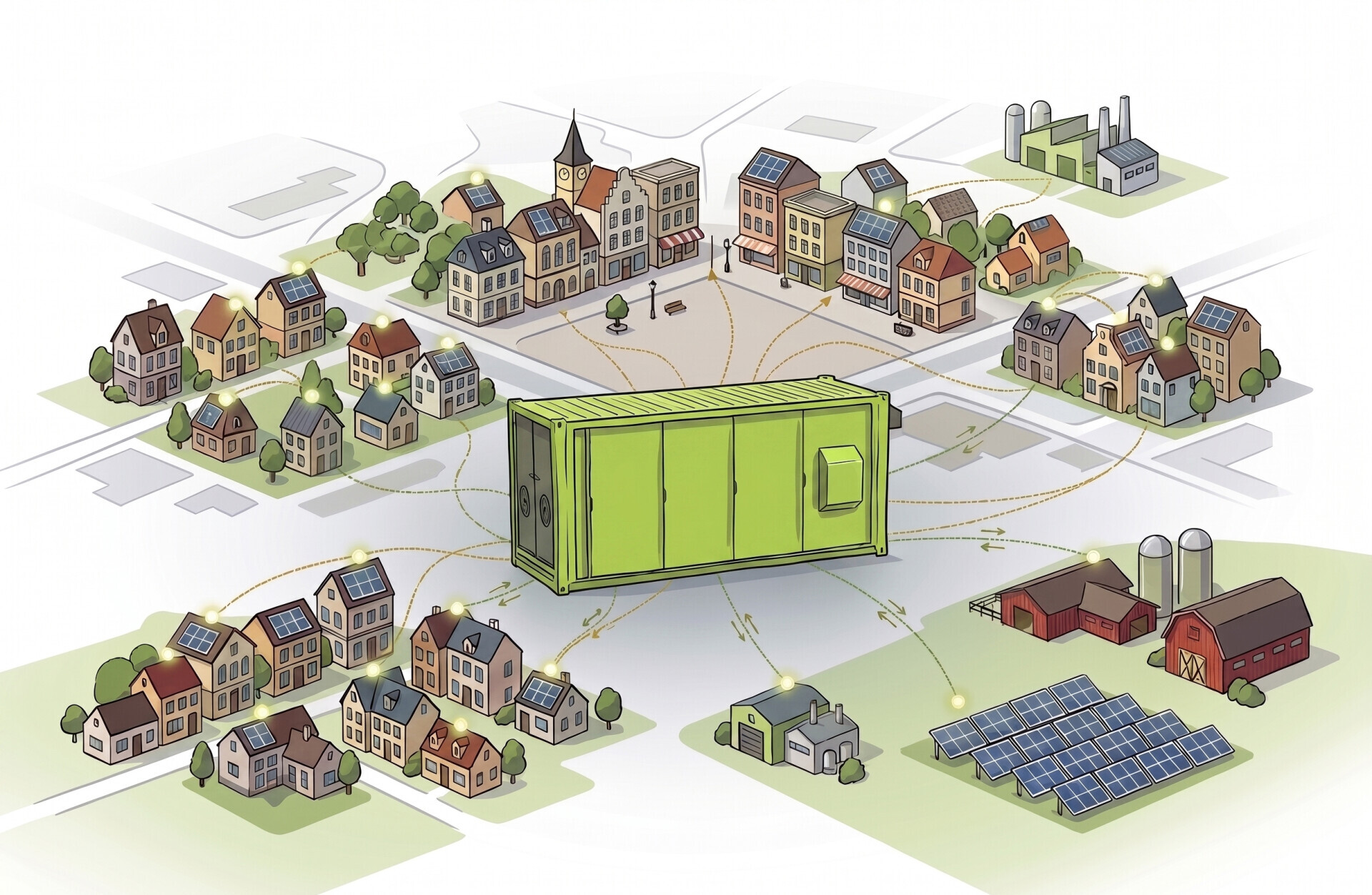 Bess energy al centro di una comunità energetica