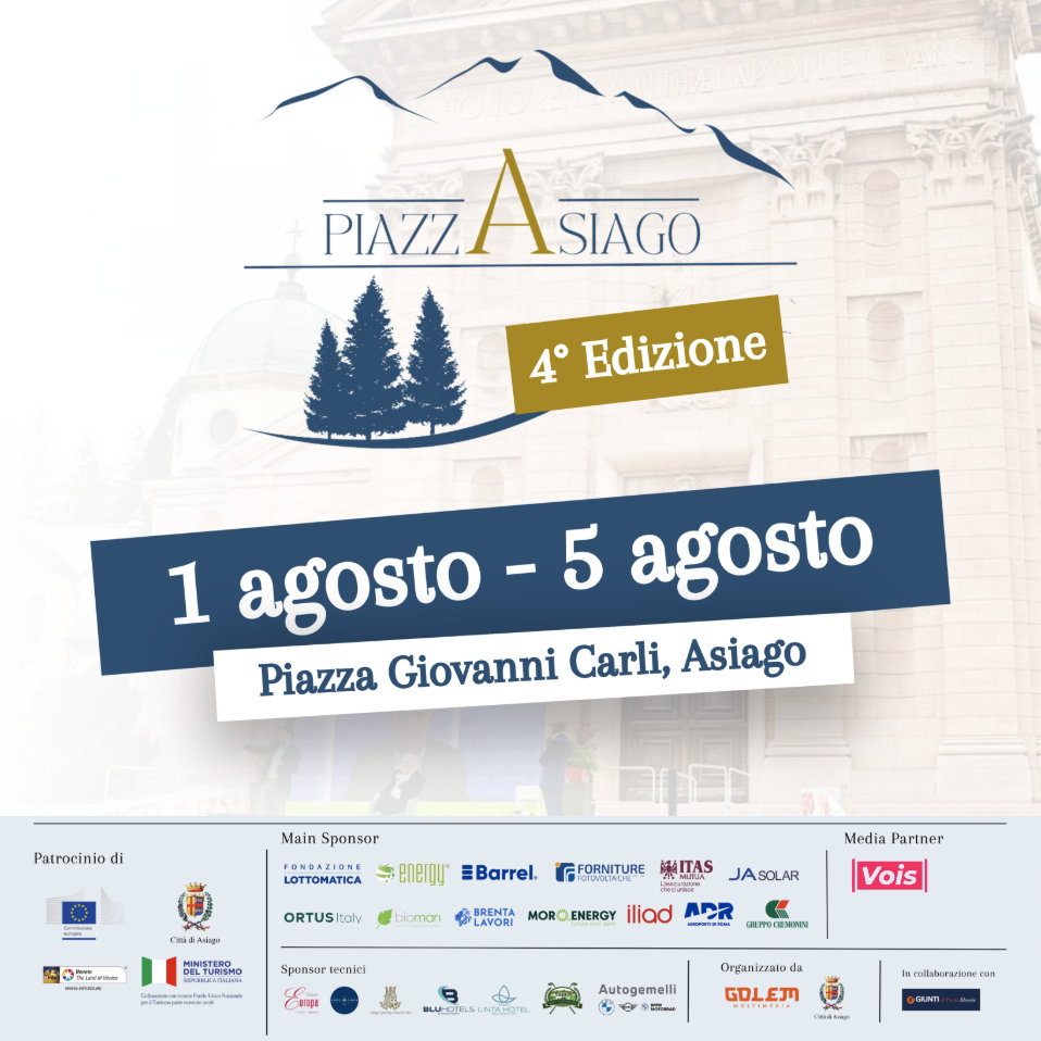 immagine piazzaasiago con data evento dall'1 al 5 agosto di piazzasiago