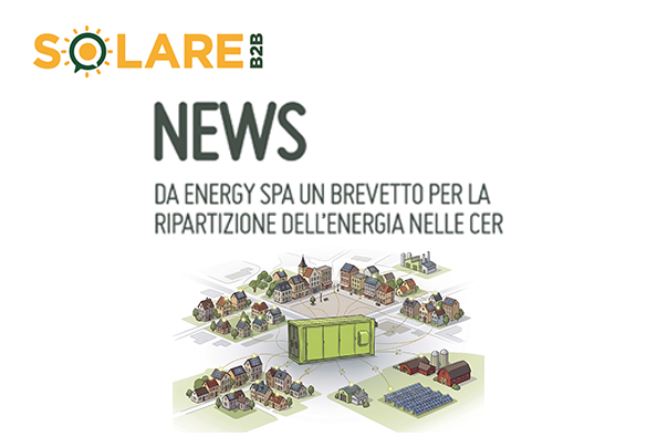 Da Energy SpA un brevetto per la ripartizione dell'energia nelle CER