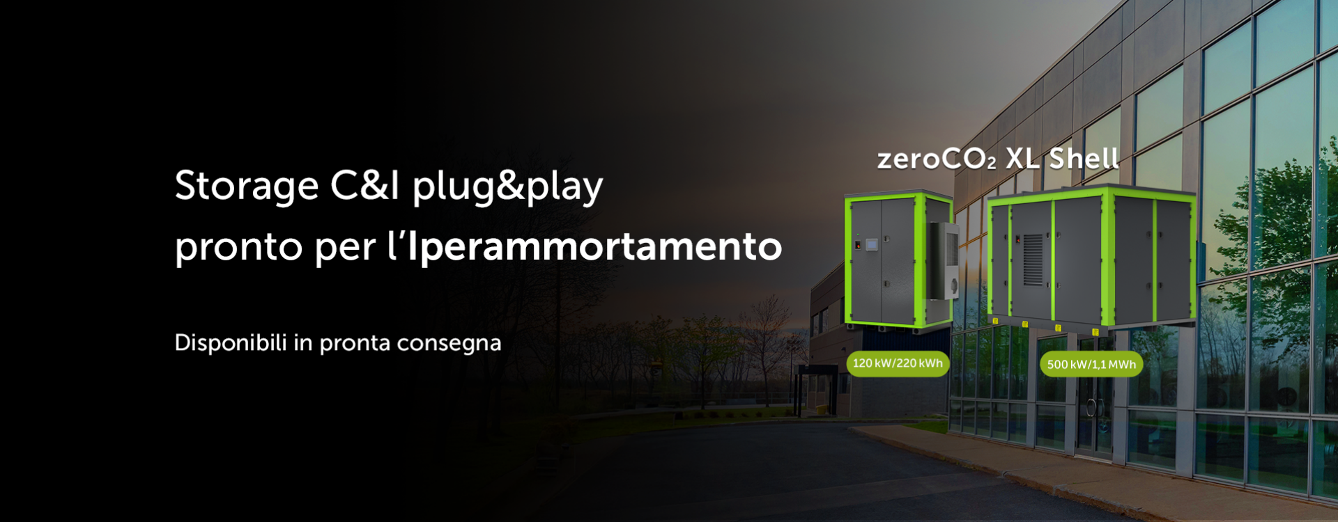 BESS per impianti commerciali ed industriali made in italy. Pronti per l'iperammortamento.