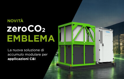 zeroCO2 Emblema: Energy presenta a SSEC il nuovo BESS modulare per C&I e Utility Scale
