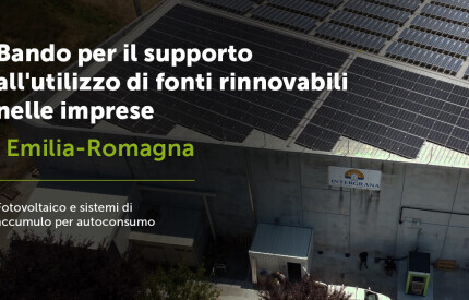 Bando per il supporto all’utilizzo di fonti rinnovabili nelle imprese | Emilia-Romagna